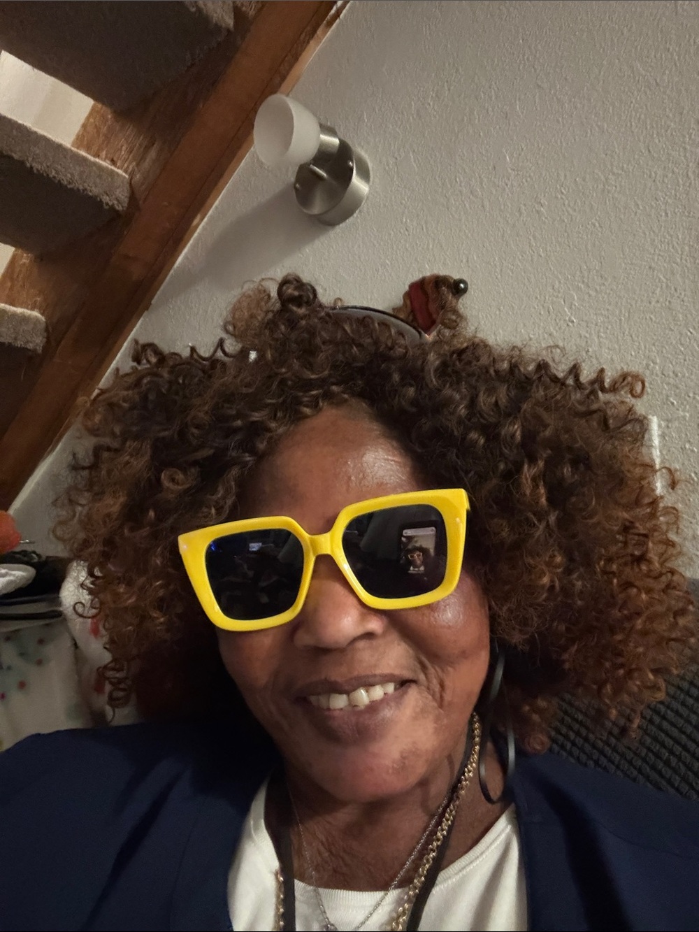 Bold Yellow Square Women's Sunglasses